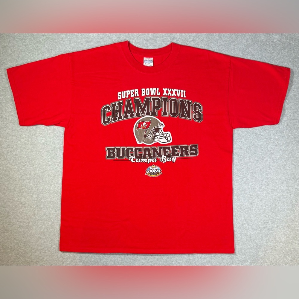 Tampa Bay Buccaneers Super Bowl XXXVII (2003) T-Shirt US Size XL